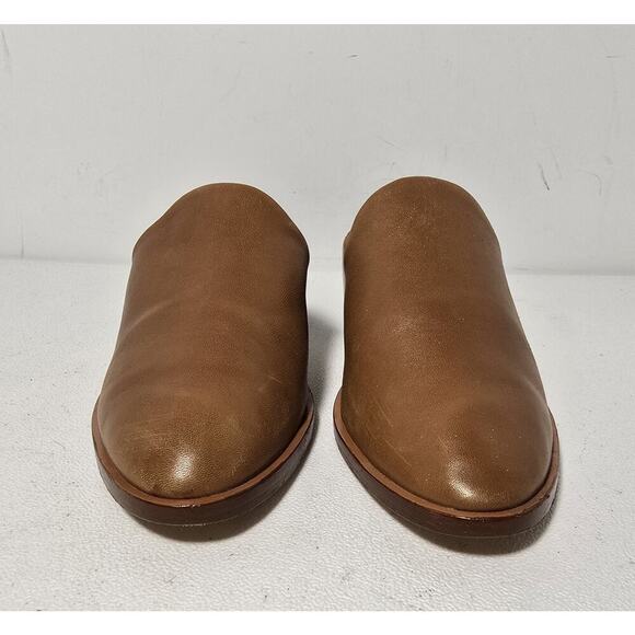 Soludos Venetian Mule Slide Heels Brown Leather Sz 7.5 - Picture 4 of 9